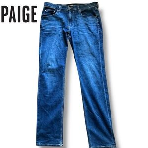 Paige Mens Normandie Straight Leg Transcend Stretch Denim Jeans (Midway) | Sz 31